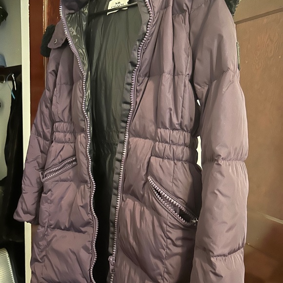 Coach Purple Down Coat - Picture 6 of 8